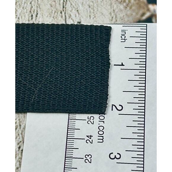 Poly Black Nylon Webbing -New Old Stock-Nylon Strap-2 inch Polyproplene- - Picture 2 of 4